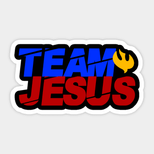 team jesus Sticker